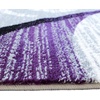 image:imageFlash Furniture Valli Collection Area Rug  High Pile Purple Olefin Rug  5 x 7 Area Rug  Jute Backing  Hallway Entryway Bedroom Living RoomPurple
