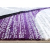 image:imageFlash Furniture Valli Collection Area Rug  High Pile Purple Olefin Rug  5 x 7 Area Rug  Jute Backing  Hallway Entryway Bedroom Living RoomPurple