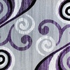 image:imageFlash Furniture Valli Collection Area Rug  High Pile Purple Olefin Rug  5 x 7 Area Rug  Jute Backing  Hallway Entryway Bedroom Living RoomPurple