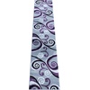 image:imageFlash Furniture Valli Collection Area Rug  High Pile Purple Olefin Rug  5 x 7 Area Rug  Jute Backing  Hallway Entryway Bedroom Living RoomPurple