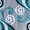 image:imageFlash Furniture Valli Collection Area Rug  High Pile Purple Olefin Rug  5 x 7 Area Rug  Jute Backing  Hallway Entryway Bedroom Living RoomTurquoise