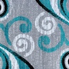 image:imageFlash Furniture Valli Collection Area Rug  High Pile Purple Olefin Rug  5 x 7 Area Rug  Jute Backing  Hallway Entryway Bedroom Living RoomTurquoise
