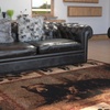 image:imageFlash Furniture Vassa Collection Nature Themed Olefin Area Rug  Mother Bear amp Cubs  2 x 7  Jute Backing  Entryway Living Room Bedroom6 x 9 Rectangular