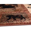 image:imageFlash Furniture Vassa Collection Nature Themed Olefin Area Rug  Mother Bear amp Cubs  2 x 7  Jute Backing  Entryway Living Room Bedroom6 x 9 Rectangular