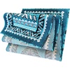 image:imageFlash Furniture Ventana Collection Southwestern Accent Rug  Low Pile Hunter Green Olefin Rug  2x7 Area Rug  Jute Backing  Hallway Entryway Bedroom Living RoomTurquoise