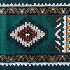 image:imageFlash Furniture Ventana Collection Southwestern Accent Rug  Low Pile Hunter Green Olefin Rug  2x7 Area Rug  Jute Backing  Hallway Entryway Bedroom Living RoomHunter Green