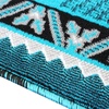 image:imageFlash Furniture Ventana Collection Southwestern Accent Rug  Low Pile Hunter Green Olefin Rug  2x7 Area Rug  Jute Backing  Hallway Entryway Bedroom Living RoomTurquoise