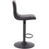 image:imageFlash Furniture Vincent Modern Cognac Vinyl Adjustable Bar Stool with Back Swivel Stool with Black Pedestal Base and FootrestBlackBlack Frame