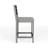 image:imageMartha Stewart Bedford IndoorOutdoor Aluminum Patio Bar Stools with Brushed Woodgrain Finish in Gray and Gray AllWeather Cushions Set of 2Grey