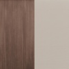 image:imageMartha Stewart Bedford IndoorOutdoor Stackable Aluminum Patio Armchairs with Brushed Woodgrain Finish in Brown and Cream AllWeather Cushions Set of 2Brown