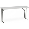 image:imageFlash Furniture 5 ft Plastic Folding Training Table Granite White  Durable Construction Commercial UseSolid