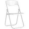 image:imageFlash Furniture 6 Pack HERCULES Series 500 lb Capacity Heavy Duty Black Plastic Folding Chair with Builtin Ganging BracketsWhite