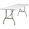 image:imageFlash Furniture 8Foot Granite White Plastic Folding Table