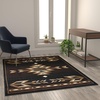 image:imageFlash Furniture Amado Collection Rustic Southwestern Area Rug  NonShedding Brown Olefin Fibers  5 x 7  Jute Backing  Bedroom Living Room Entryway5 x 7 Rectangular