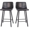 image:imageFlash Furniture Caleb Modern Armless 24 Inch Counter Height Stools Commercial Grade with Footrests and Matte Metal Frames Set of 2