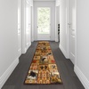 image:imageFlash Furniture Gaylord Collection Wilderness Bear and Moose Area Rug with Jute Backing  Beige  2 x 7  Indoor Use