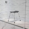 image:imageFlash Furniture HERCULES Series ToolFree and Quick Assembly 300 Lb Capacity Adjustable Gray Bath amp Shower Chair with Nonslip Feet