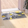 image:imageFlash Furniture Jubilee Collection Abstract Area Rug  High Pile Orange Olefin Rug  2 x 3 Area Rug  Jute Backing  Hallway Entryway Bedroom Living RoomYellow