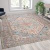 image:imageFlash Furniture Katherine Vintage Medallion Area Rug  8 x 10  Blue Multi PolyesterBlue Multi