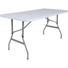 image:imageFlash Furniture Kathryn 493Foot Height Adjustable Granite White Plastic Folding Table