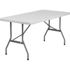 image:imageFlash Furniture Kathryn Commercial Grade 5Foot Granite White Plastic Folding TableClassic