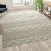 image:imageFlash Furniture Melissa Handwoven Area Rug  White and Ivory  8 x 10  Geometric DesignWhiteIvory