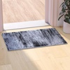image:imageFlash Furniture Rylan Collection Scraped Pattern Area Rug  High Pile Purple Olefin Rug  2 x 3 Area Rug  Jute Backing  Hallway Entryway Bedroom Living RoomGrey