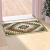 image:imageFlash Furniture Teagan Collection Southwestern Style Area Rug  Olefin Red Accent Rug  5 x 7  Jute Backing  Entryway Living Room BedroomGreen