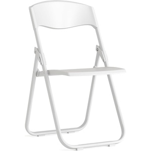 image:imageFlash Furniture 6 Pack HERCULES Series 500 lb Capacity Heavy Duty Black Plastic Folding Chair with Builtin Ganging BracketsWhite