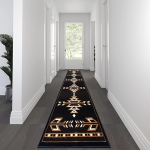 image:imageFlash Furniture Amado Collection Rustic Southwestern Area Rug  NonShedding Brown Olefin Fibers  5 x 7  Jute Backing  Bedroom Living Room Entryway27 x 157 Rectangular