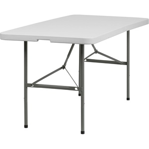 image:imageFlash Furniture Elon Commercial Grade 5Foot BiFold Granite White Plastic Folding Table