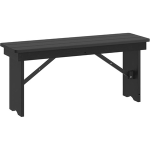 image:imageFlash Furniture HERCULES 40 x 12 Folding Farm Bench Solid Pine Entryway Bench in Light NaturalBlack Wash