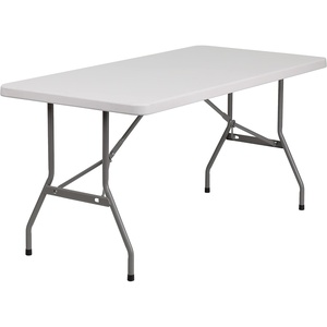image:imageFlash Furniture Kathryn Commercial Grade 5Foot Granite White Plastic Folding TableClassic