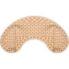 image:imageFlash Furniture 35W x 65L HalfMoon Red Plastic Height Adjustable Activity TableNatural