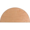 image:imageFlash Furniture 4 ft Wood Folding Round Banquet Table  Durable Construction Commercial UseNatural