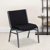 image:imageFlash Furniture Hercules Series Big amp Tall 1000 lb Rated Black Vinyl Stack Chair with Ganging BracketBlack
