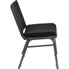 image:imageFlash Furniture Hercules Series Big amp Tall 1000 lb Rated Black Vinyl Stack Chair with Ganging BracketBlack