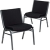 image:imageFlash Furniture Hercules Series Big amp Tall 1000 lb Rated Black Vinyl Stack Chair with Ganging BracketBlack