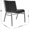 image:imageFlash Furniture Hercules Series Big amp Tall 1000 lb Rated Black Vinyl Stack Chair with Ganging BracketBlack Vinyl