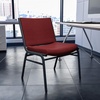 image:imageFlash Furniture Hercules Series Big amp Tall 1000 lb Rated Black Vinyl Stack Chair with Ganging BracketBurgundy