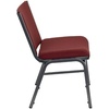 image:imageFlash Furniture Hercules Series Big amp Tall 1000 lb Rated Black Vinyl Stack Chair with Ganging BracketBurgundy