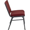image:imageFlash Furniture Hercules Series Big amp Tall 1000 lb Rated Black Vinyl Stack Chair with Ganging BracketBurgundy