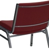image:imageFlash Furniture Hercules Series Big amp Tall 1000 lb Rated Black Vinyl Stack Chair with Ganging BracketBurgundy