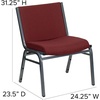 image:imageFlash Furniture Hercules Series Big amp Tall 1000 lb Rated Black Vinyl Stack Chair with Ganging BracketBurgundy