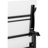 image:imageFlash Furniture Palmer Commercial Nesting Flip Training Table HeavyDuty Steel Frame and TLegs Modesty Panel 1 Thick Tabletop 72 x 24 White TopBlack Frame