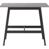 image:imageFlash Furniture Redmond Conference Table with AFrame Base Commercial Water and Scratch Resistant Laminate Finish PVC Edge Heavy Duty Steel Frame 72x36 Gray OakGray Oak
