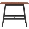 image:imageFlash Furniture Redmond Conference Table with AFrame Base Commercial Water and Scratch Resistant Laminate Finish PVC Edge Heavy Duty Steel Frame 72x36 Gray OakWalnut