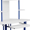 image:imageFlash Furniture Walker Blue Corner Computer Desk with HutchBlue and White