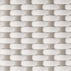 image:imageMartha Stewart Lily Pond IndoorOutdoor Stackable Aluminum Bistro Chair with Gray Woodgrain Frame Finish and WhiteGray Woven Rattan Backrest and SeatGray  WhiteGray Frame