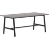 image:imageFlash Furniture Redmond Conference Table with AFrame Base Commercial Water and Scratch Resistant Laminate Finish PVC Edge Heavy Duty Steel Frame 72x36 Gray OakGray Oak